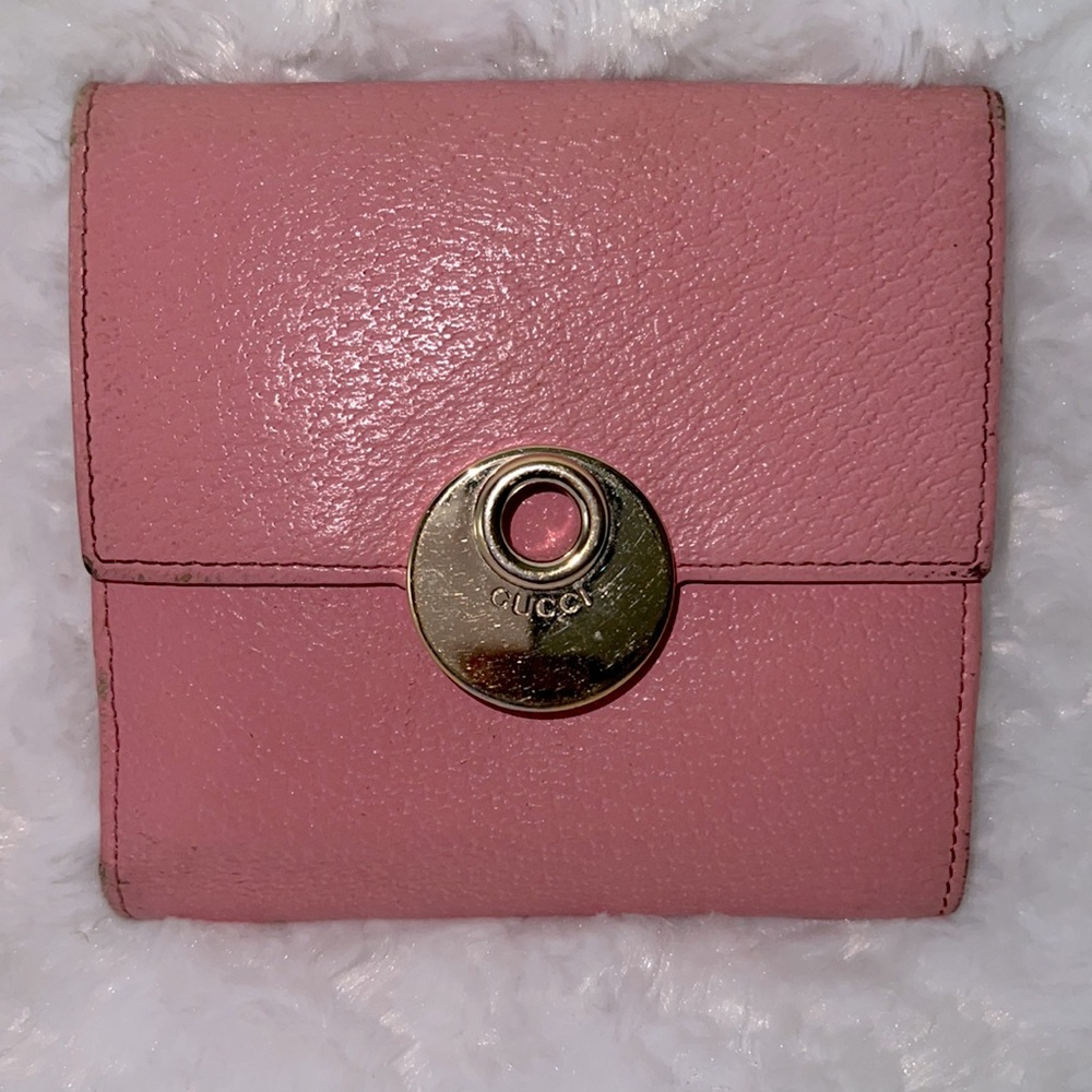 Vintage Powder Pink Gucci Wallet.